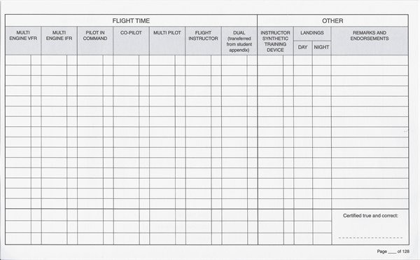 Pilot Logbook (EASA)